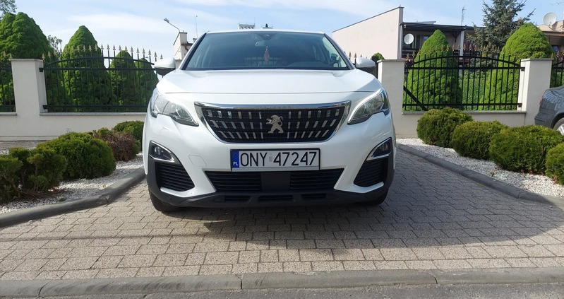 Peugeot 3008 cena 69900 przebieg: 189000, rok produkcji 2017 z Nysa małe 466